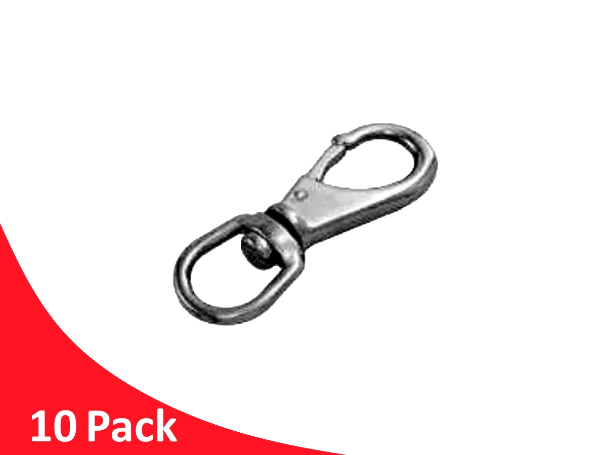 Blueline Stainless Snap Hook Swivel Eye 65mm