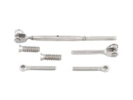 Jaw Swage Rigging Screw Fork Terminal Long Eye Bolts Timber Inserts SRTT Kit
