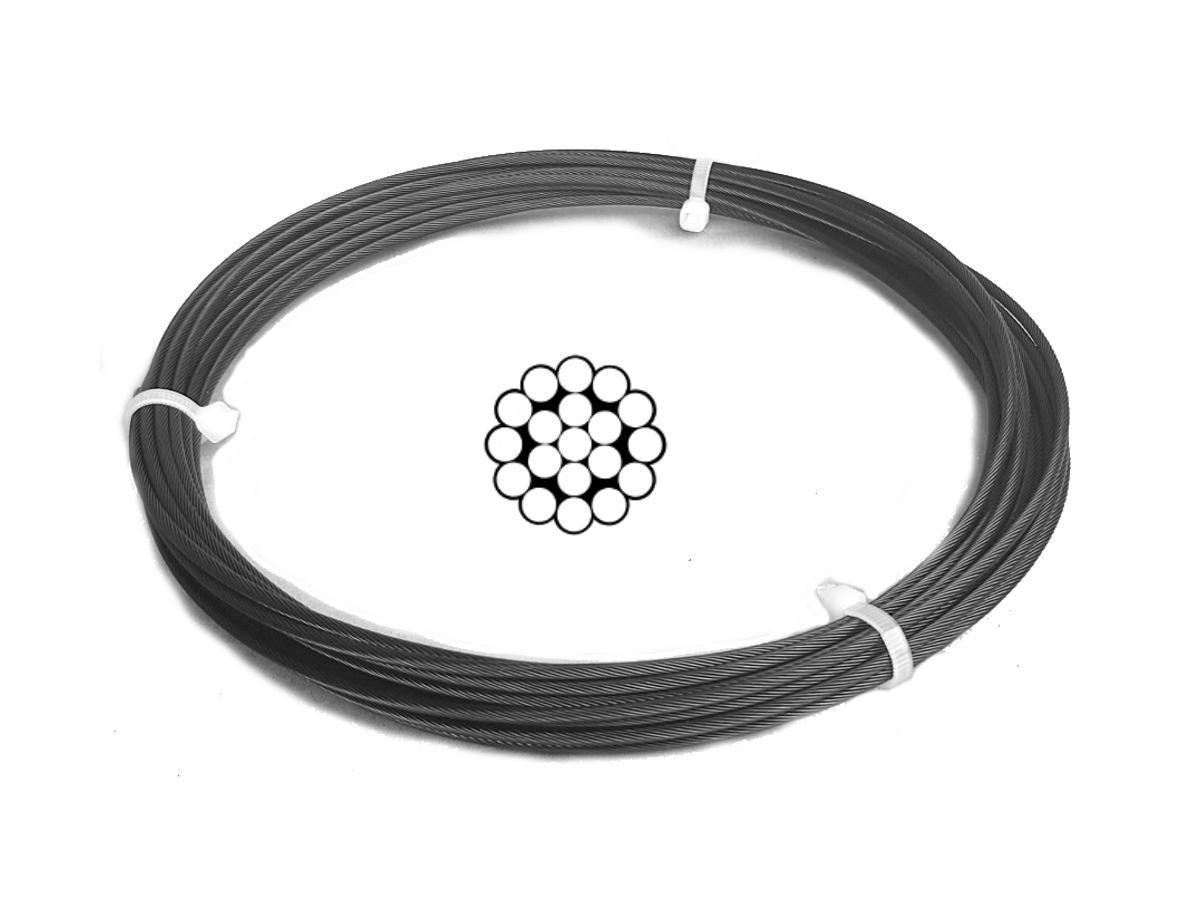 BlackTech Stainless Wire Rope Coil