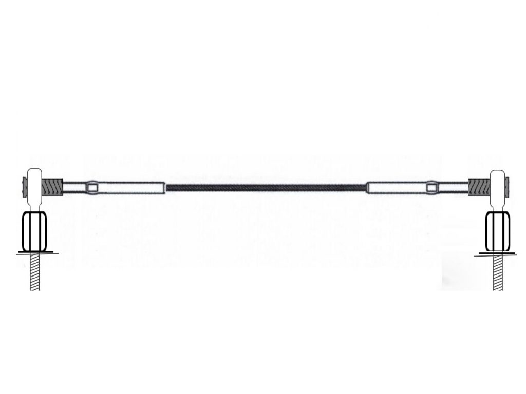 Swage Bolt Hex Adjuster Eye Bolt Spacers SRMM