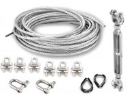 Tripod Stainless Steel Guy Wire Kit 1