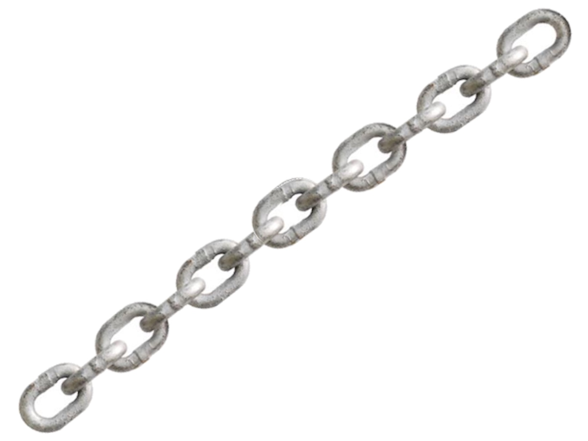 Short Link Galvanised Steel Chain