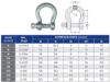 Galvanised Commercial Bow Shackle Specifications