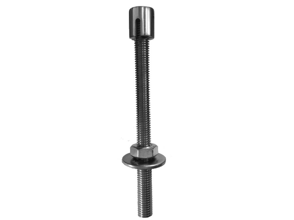 Adjustable Wall Post M10 G316 Stainless Steel