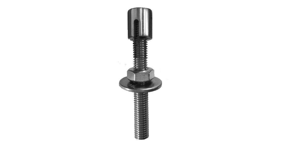 Adjustable Wall Post M10 G316 Stainless Steel