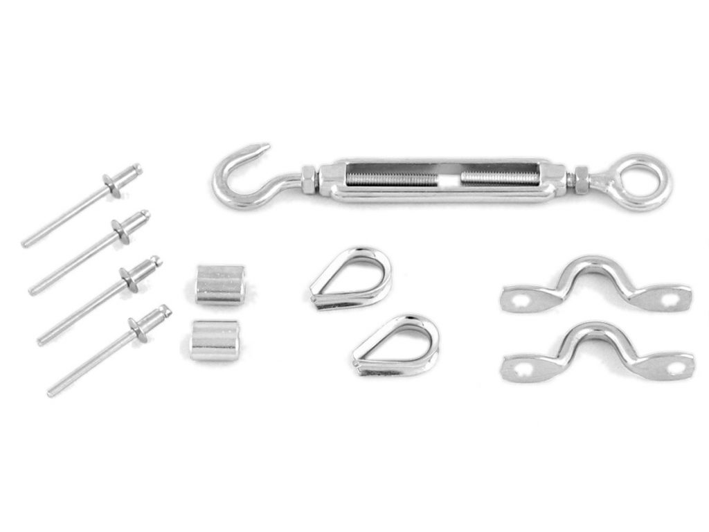 Open Eye Rivets Hook Eye Turnbuckle Thimble Swage Saddle Rivet SRMM - Low Cost Wire