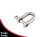 Trade Pack of Dee Shackle G316 Stainless Steel Captive Pin