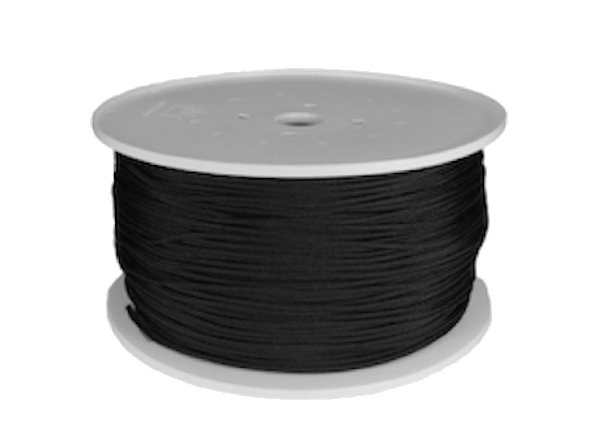 Multiplait Black Polyester Cord Reel