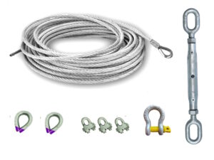 Wetti Power Mast Guy Wire Kit 2