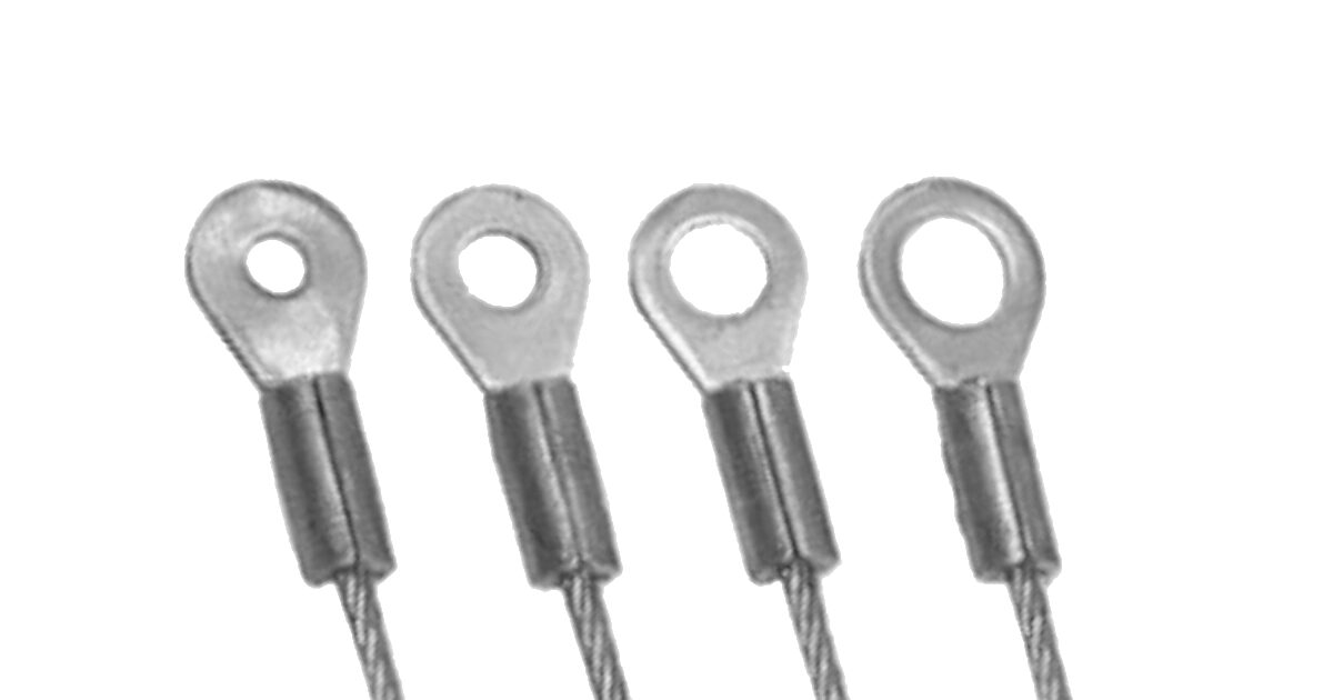 Pressed Eye Terminal G304 Stainless Steel ALL SIZES - Low Cost Wire