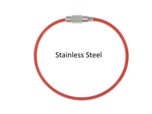 Red Stainless Steel Tag Wires