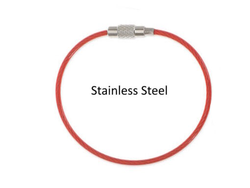 Red Stainless Steel Tag Wires
