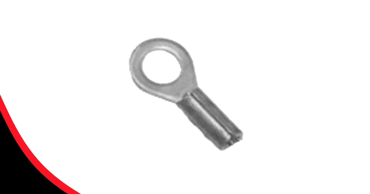 Pressed Eye Terminal 5.0 G304 Stainless Steel TRADE PACKS - Low Cost Wire