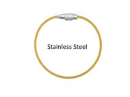 Yellow Stainless Steel Tag Wires