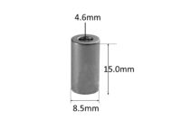 4.0mm Round Cable Ferrule End Stop Dimensions