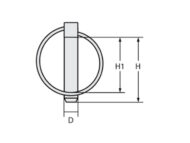 Lynch Pin Dimensional Diagram