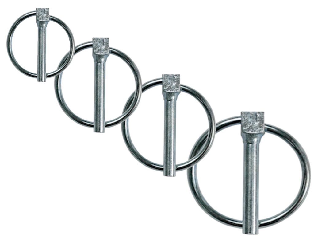 Lynch Pin Zinc Plated Steel ALL SIZES - Low Cost Wire