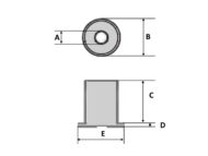 Slip Lox Fixed Body B2 1exit-1B Dimension Diag