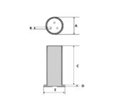 Triple Bottom Exit Base Dimension Diag