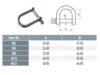 Dee Shackle Wide Mouth G316 Stainless Steel ALL SIZES