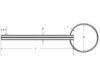 Spring Detent Retention Pin Dimensions