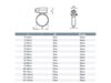 Hose Clamp Dimensional Table
