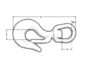 Swivel Gated Hook Dim Diag