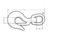 Swivel Gated Hook Dim Diag