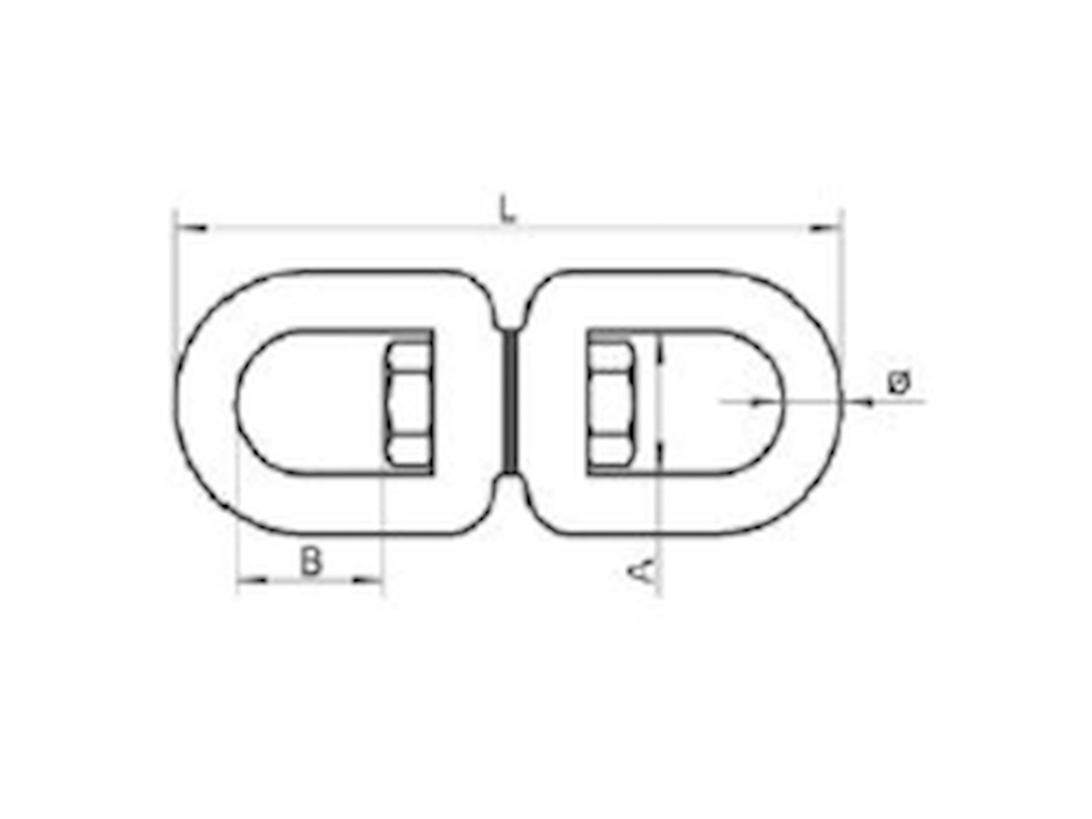 Eye Eye Swivel Dimension Diagram