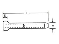 Miniature End Stopper Dimension Diag