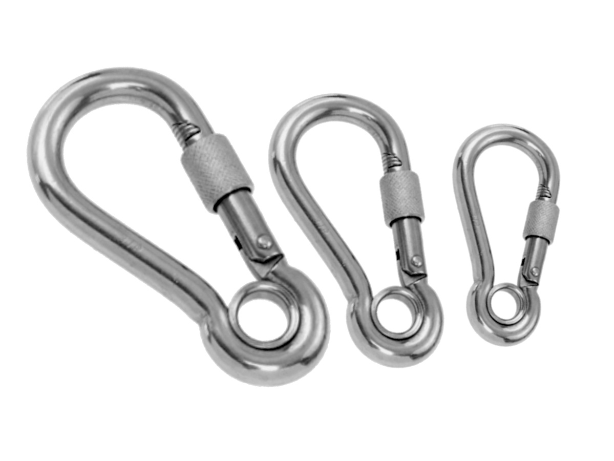 Screw Lock Spring Hook with Eye Assortment