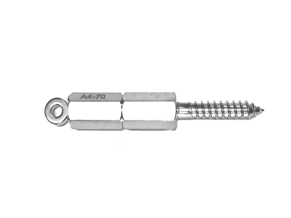 Wall Post 6mm Mini Eye 8mm